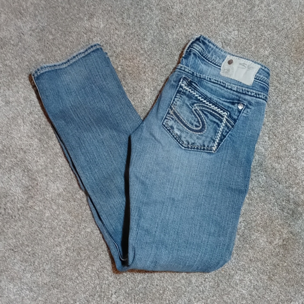 Silver Jeans "Aiko Low Straight" W 27, L 30